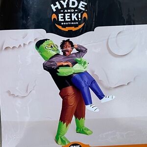 Inflatable Frankenstein Costume Adult Monster Pick Me Up Suit For Men Halloween
